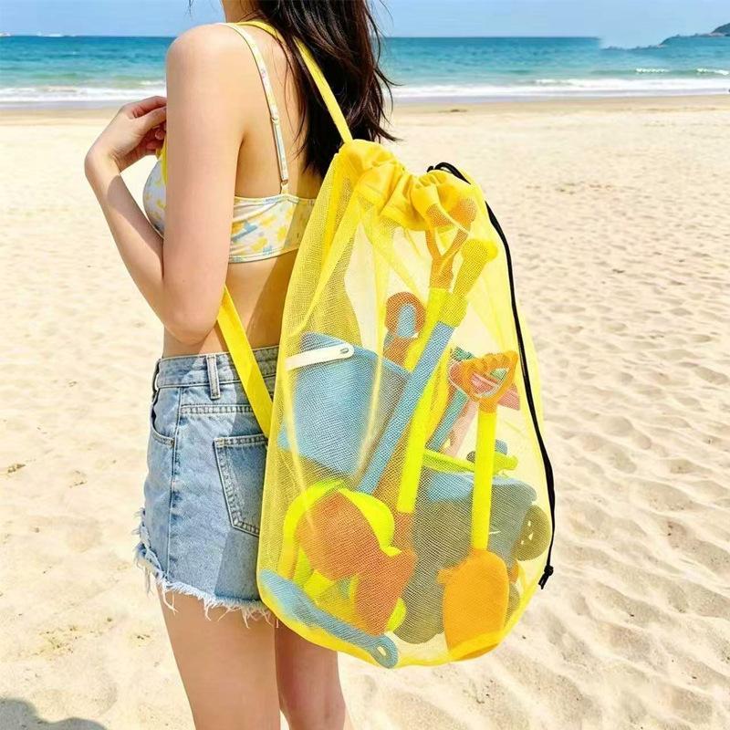 Large Capacity Portable Mesh B - Tote Bag Beach 评论和价格