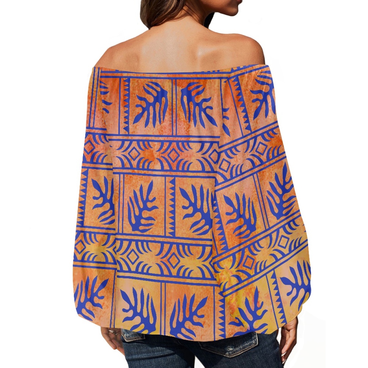 Polynesian Tribal Clothing Sam - Blouse Off Shoulder 评论和价格