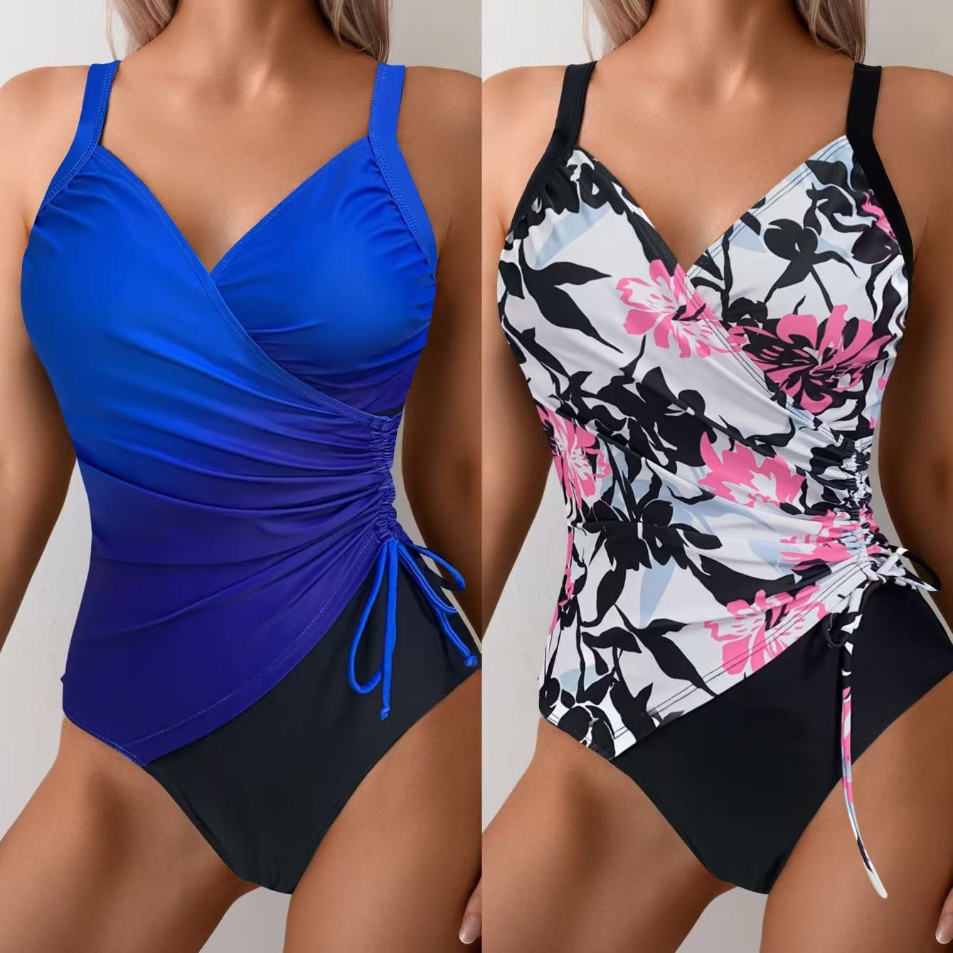 Woman Tankini Tummy Control Bi - Swimsuit Bikini Ruched 评论和价格