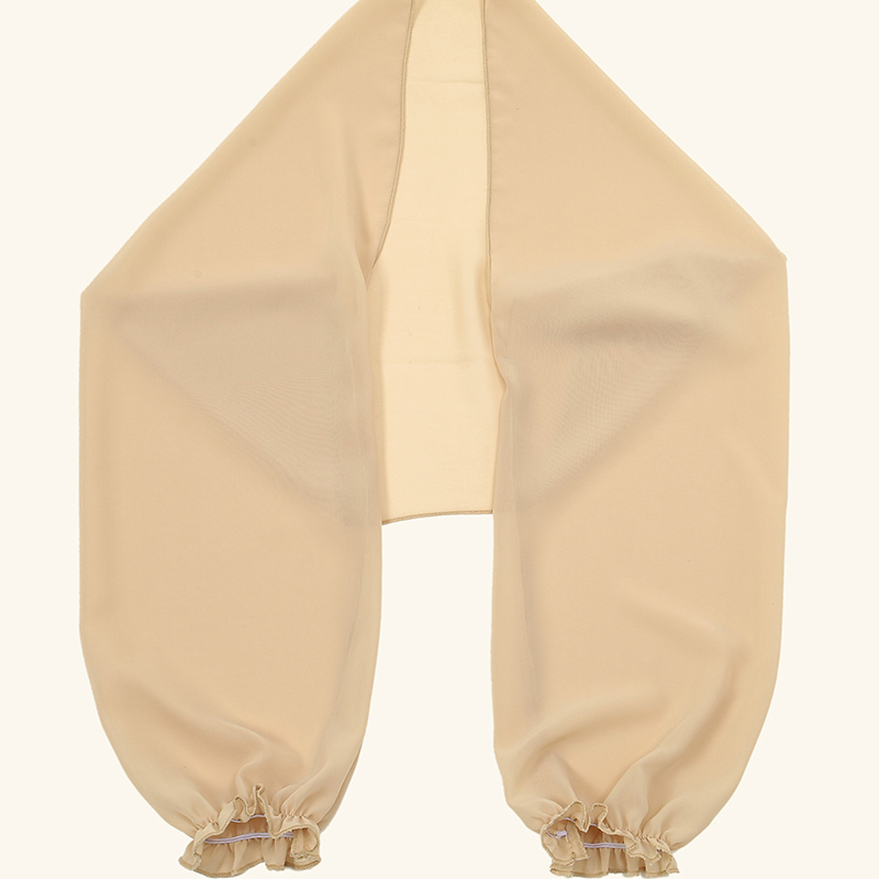 Solid Color Chiffon Shawl Summ - Blouse Off Shoulder 评论和价格